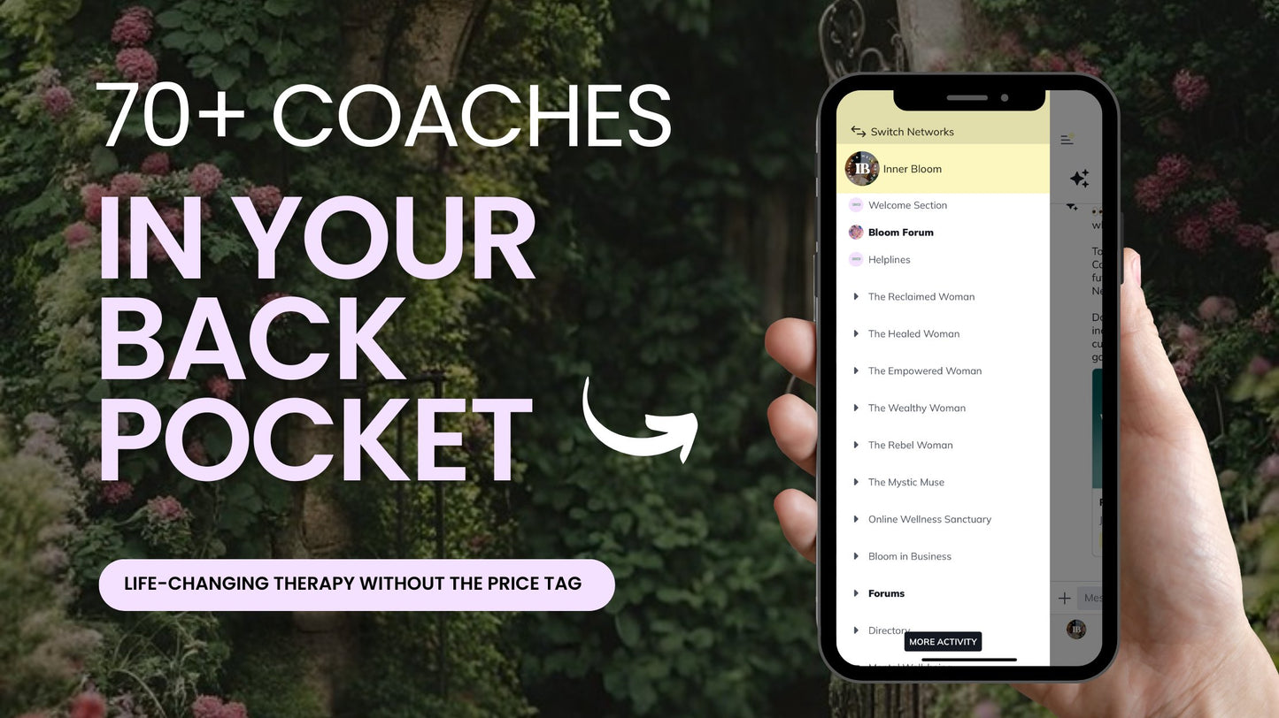 Inner Bloom Women’s Academy: Lifetime Wealth & Well-Being Access + MRR Resell Rights - One-Time Payment of Just $97!