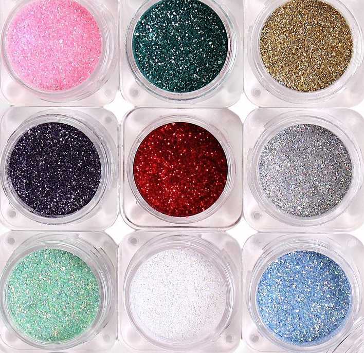 bellapierre Shimmer Eye Shadow Mineral Powder 9-Stack Glamour Glitter Eyeshadow