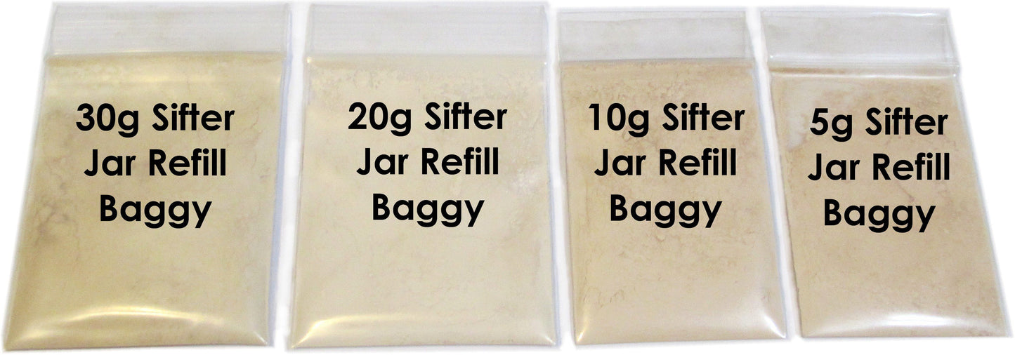 Need Just A Refill For Your Jar? Refill Jar Baggies Sets & Kits M*A*D Minerals Makeup
