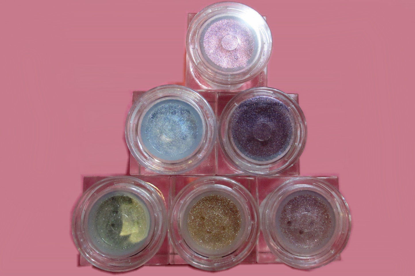 6 Piece Limited Edition Valentine's Day Cube Jar Set - Shimmer Mineral Colors Loose Mineral Multi-Use Colors M*A*D Minerals Makeup, LLC