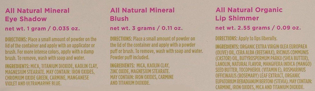 WHY WOULD A KID SAFE MAKEUP COMPANY HAVE A “MAY CONTAIN” IN THEIR INGREDIENT LIST?