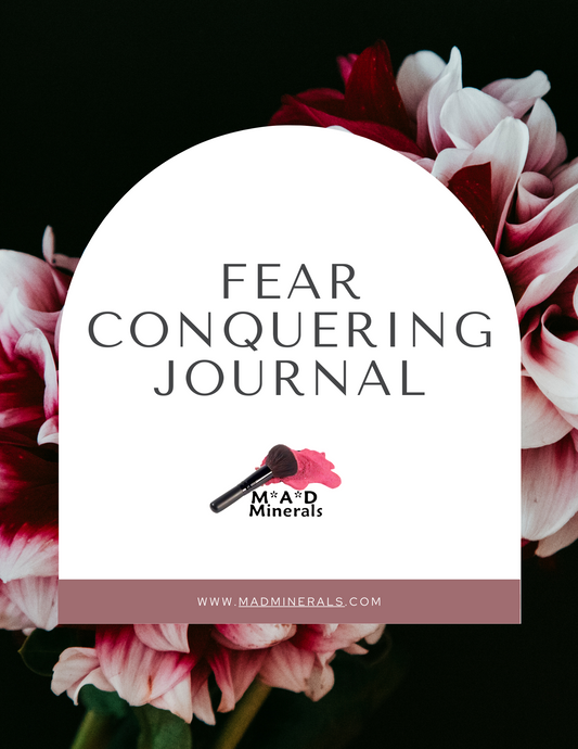 Fear Conquering Journal, Printable Aesthetic, Fearless Writing Journal, Digital Editable Product