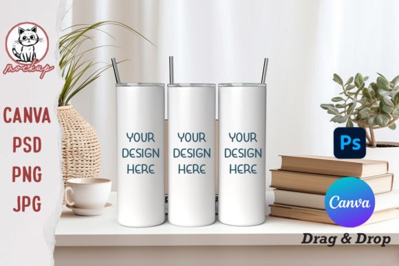 20oz Tumbler Mockup Canva