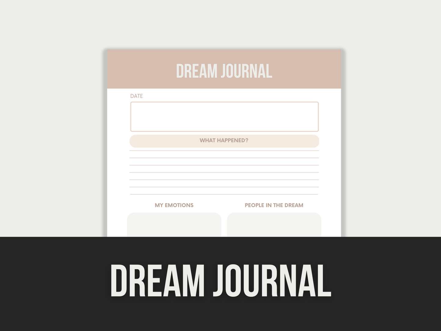 dream journal