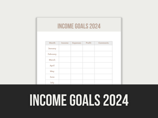 income goals 2024