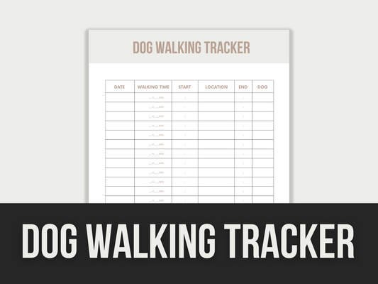 dog walking tracker