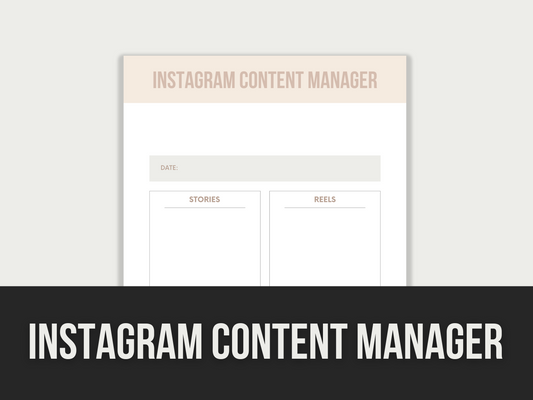 instagram content manager
