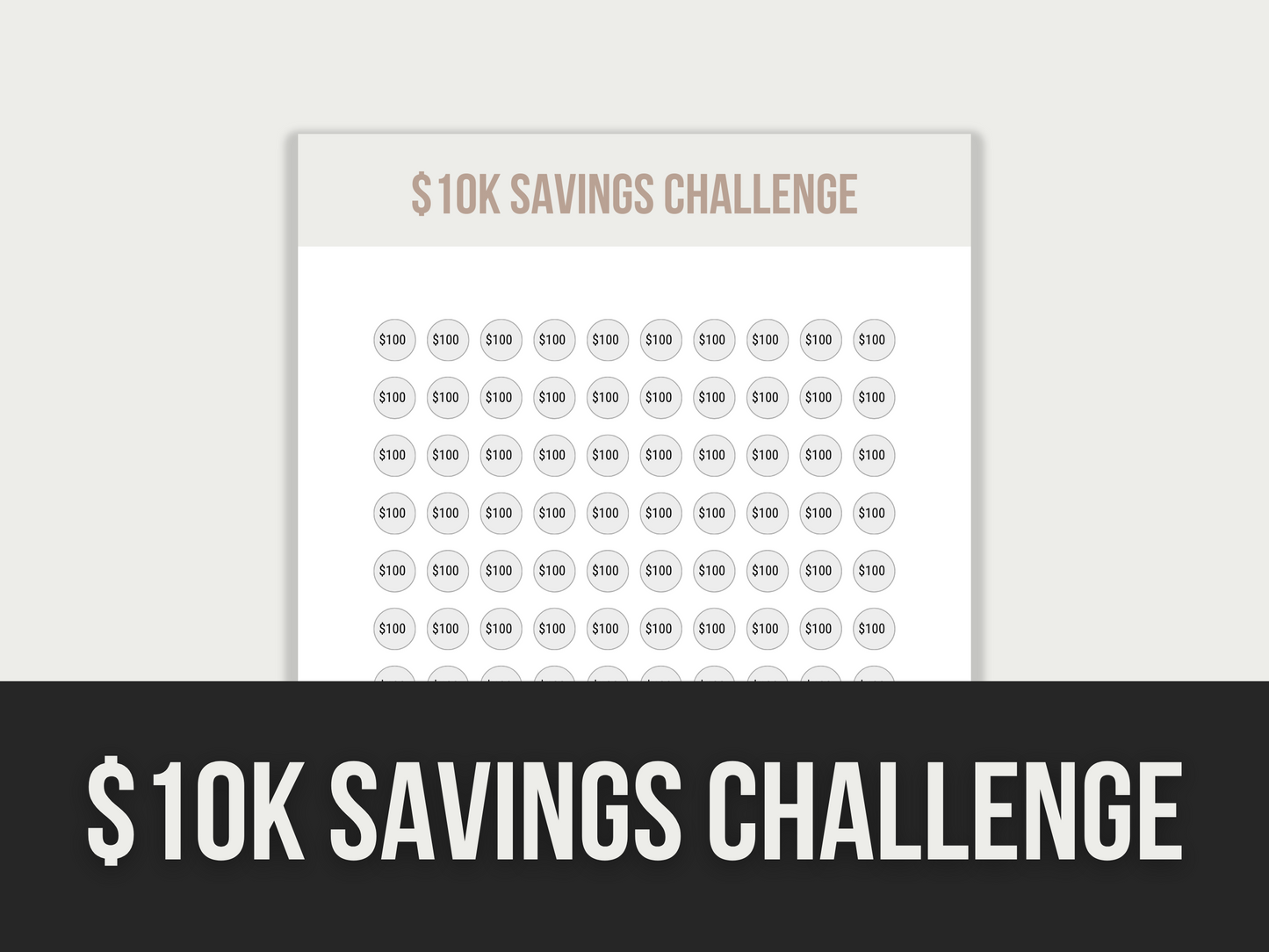 10k savings challenge