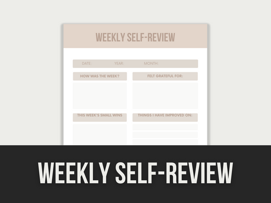 weekly self-review