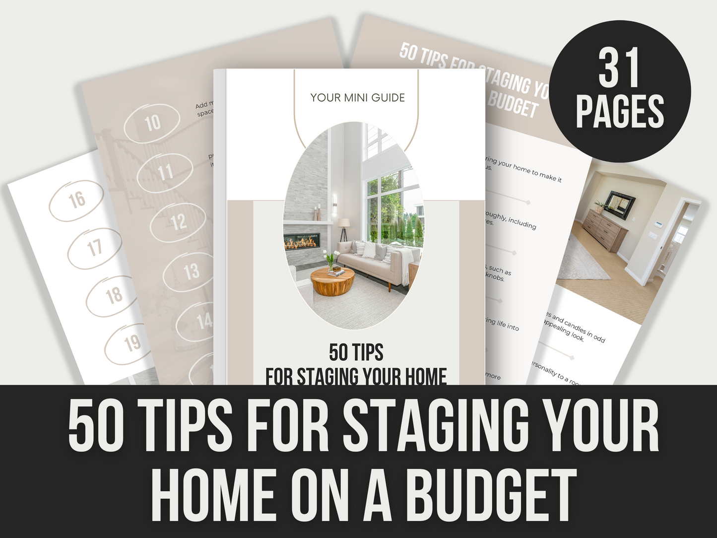 50 tips for staging your home on a budget