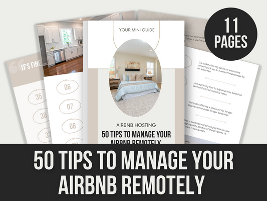 50 tips to manage your airbnb remotely