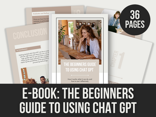 e-book: The beginners guide to using ChatGPT