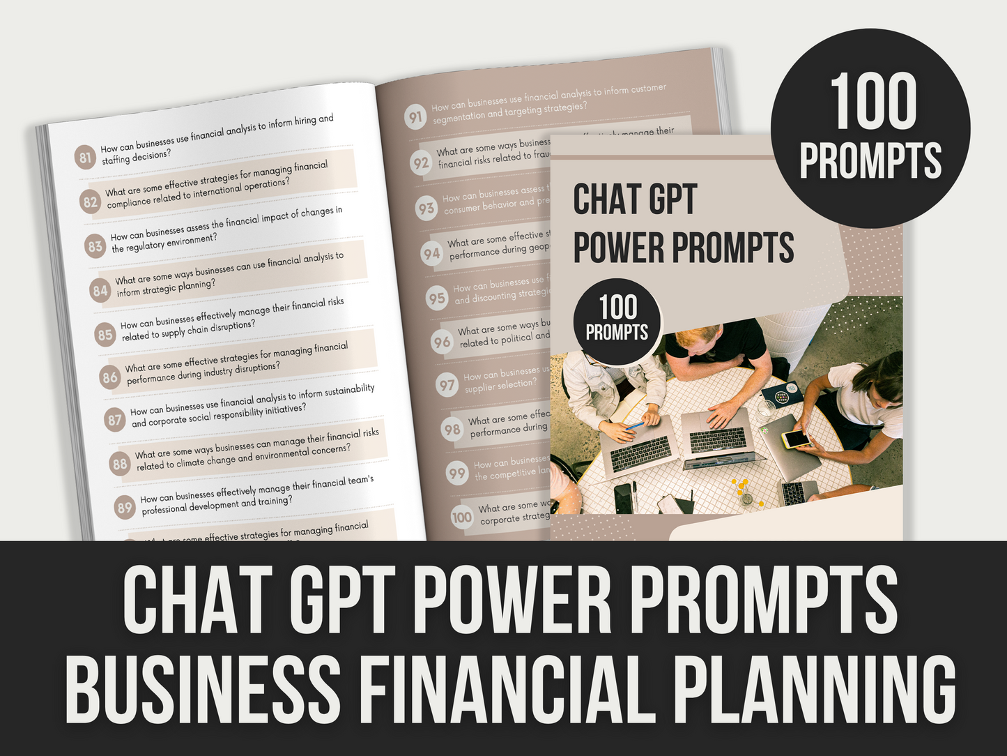 chatgpt power prompts business financial planning