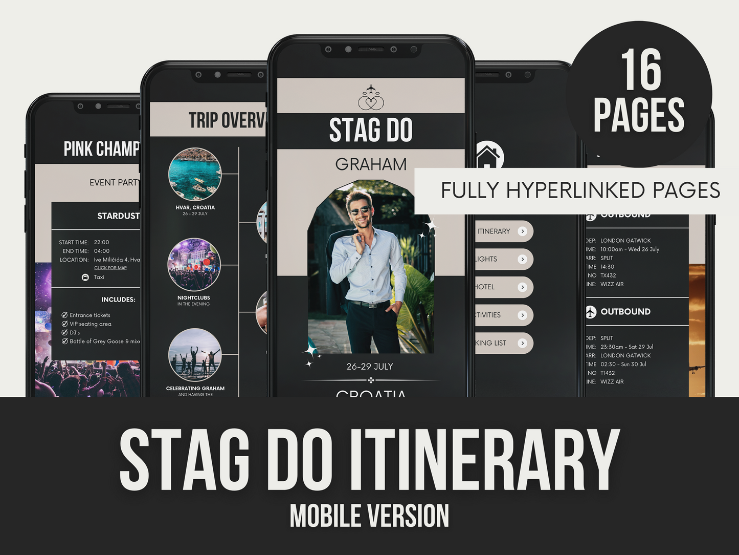 stag do itinerary