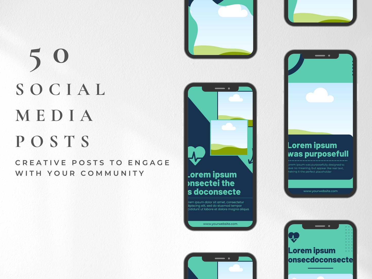 Health Story Canva Templates