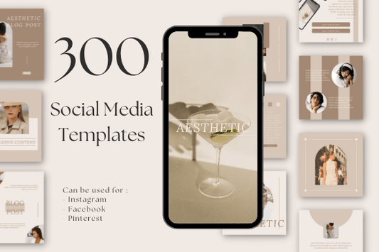 Aesthetic Social Media Templates