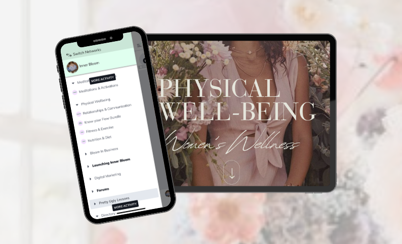 The INNER-BLOOM FIRST Women's Wealth & Well-Being Academy with Resell Rights MRR