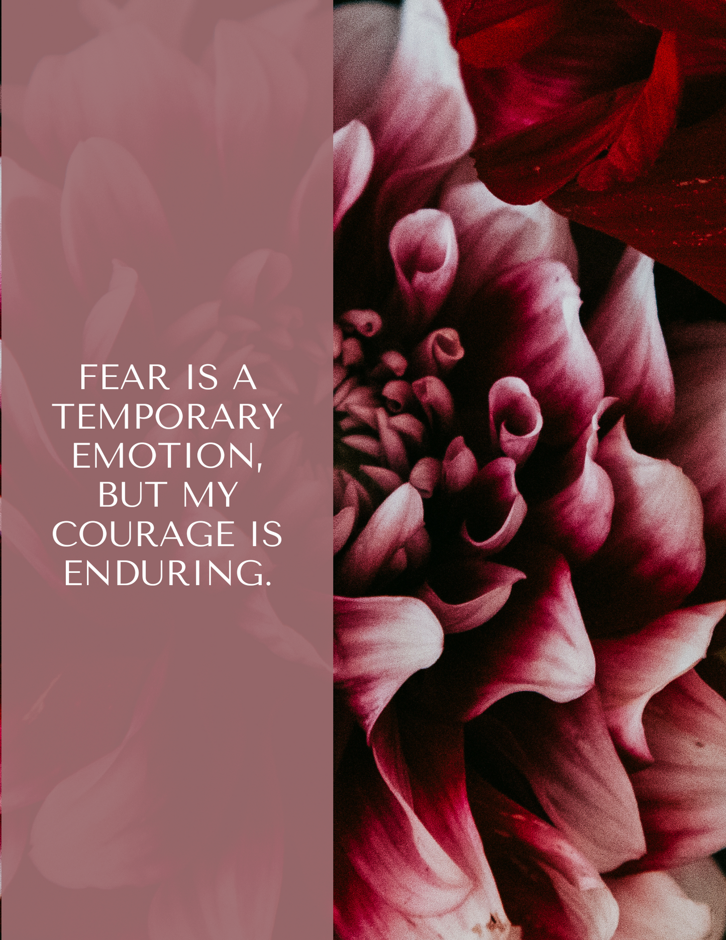 FREE Fear Conquering Journal, Printable Aesthetic, Fearless Writing Journal, Digital Editable Product