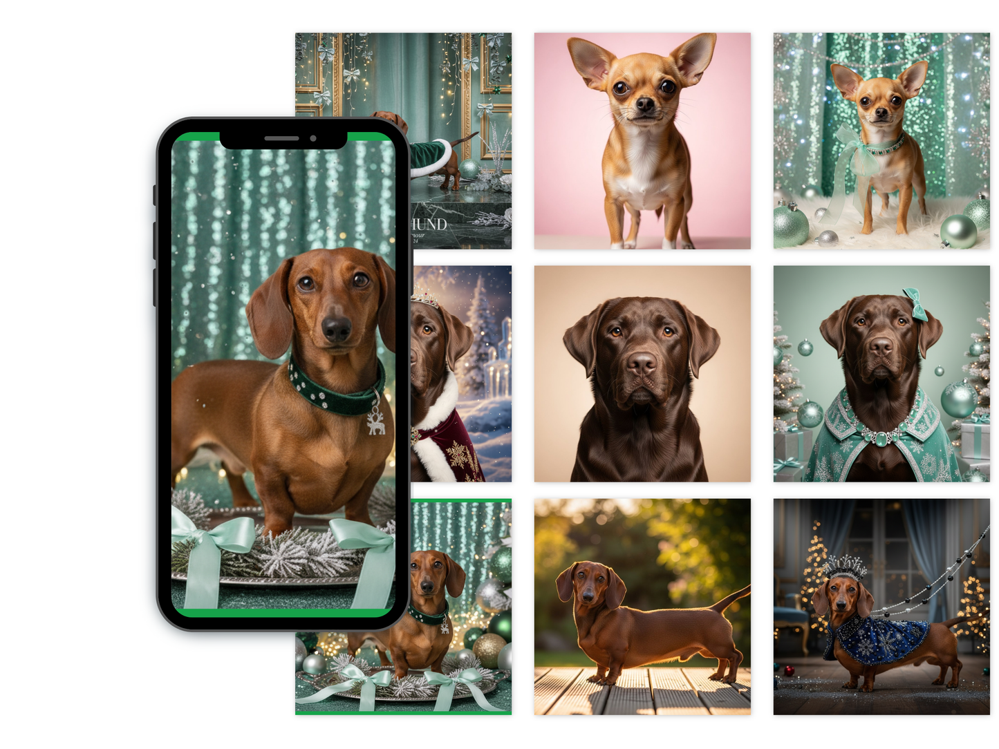 WHITELABEL🎄 HollyGlow Studio™ Christmas Photos APP