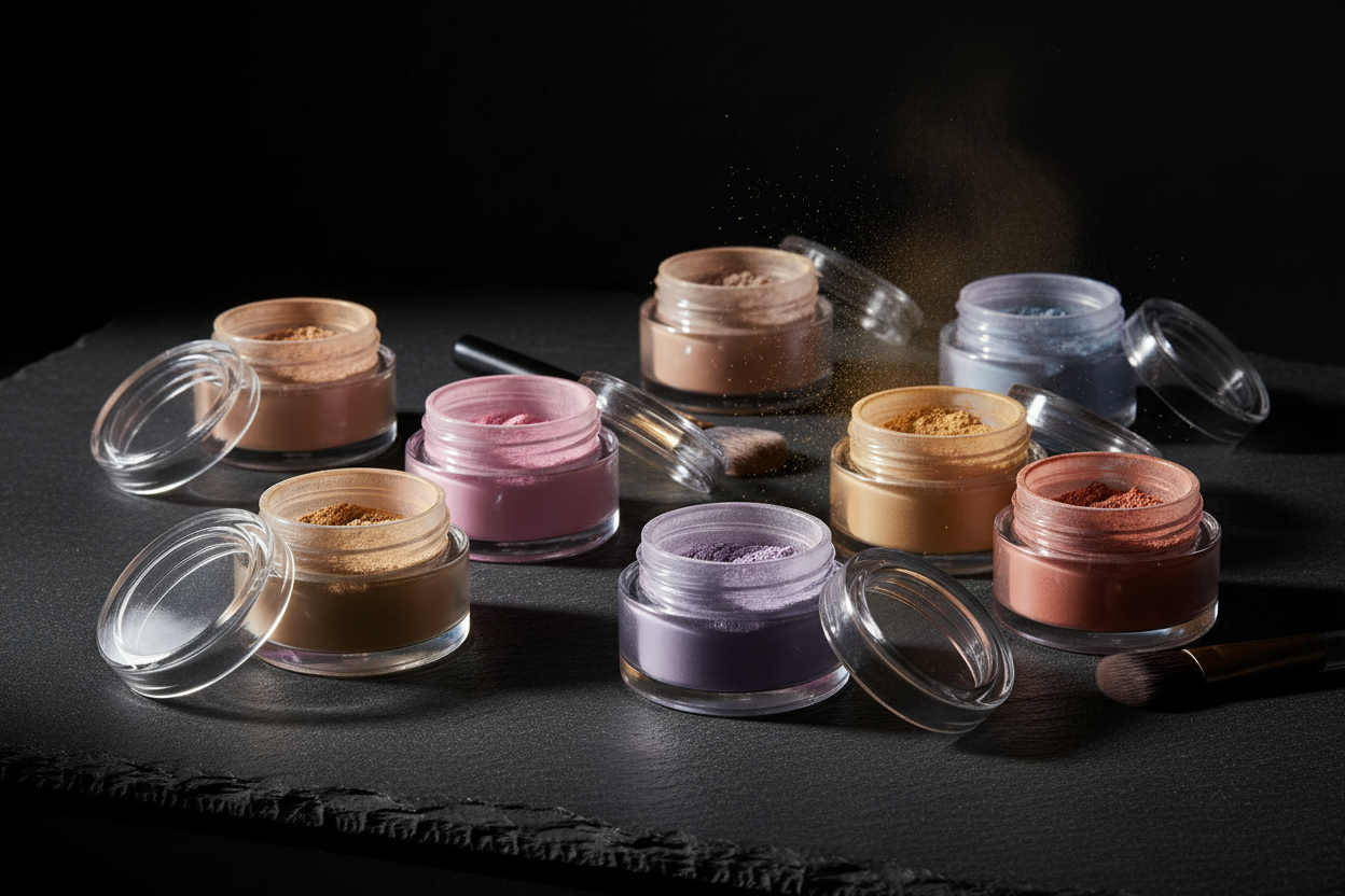 I only use clear jars and clear caps