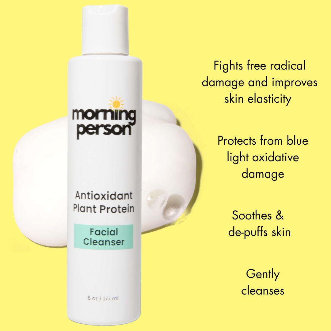 Morning Person Antioxidant Plant Protein Face Cleanser