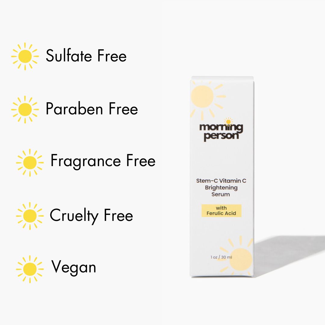 Morning Person Stem-C Vitamin C Brightening Serum with Ferulic Acid