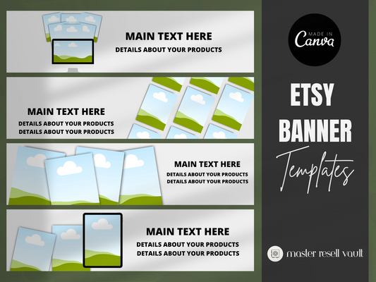 Etsy Banner Templates