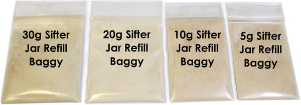 Need Just A Refill For Your Jar? Refill Jar Baggies Sets & Kits M*A*D Minerals Makeup 