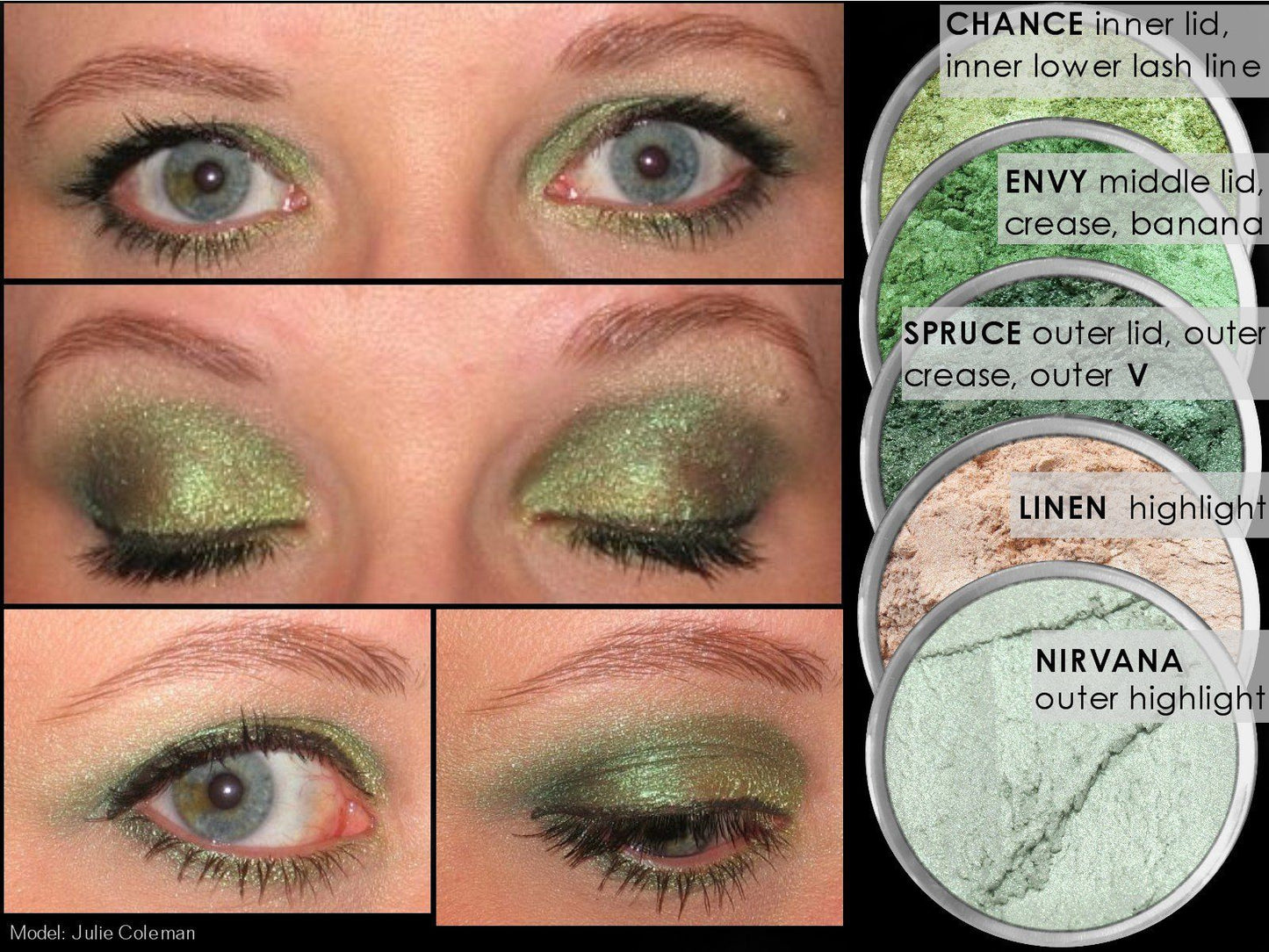 SPRUCE Multi-Use Loose Mineral Powder Pigment Color Loose Mineral Multi-Use Colors M*A*D Minerals Makeup 