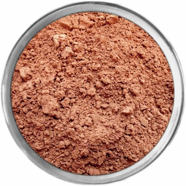 Rosy Dark Mineral Foundation Loose Mineral Foundation M*A*D Minerals Makeup 